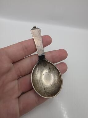 Vintage Georg Jensen Sterling Silver 925 Pyramid Spoon